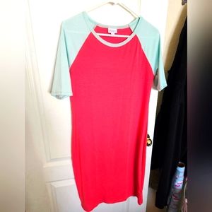 LuLaroe Julia Tshirt Dress M